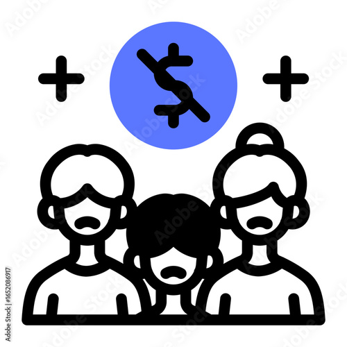 This Poor family icon is suitable for Starvation, Humanitarian, and related fields.