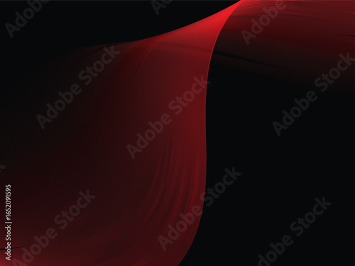 Abstract waving line particle technology background  design
