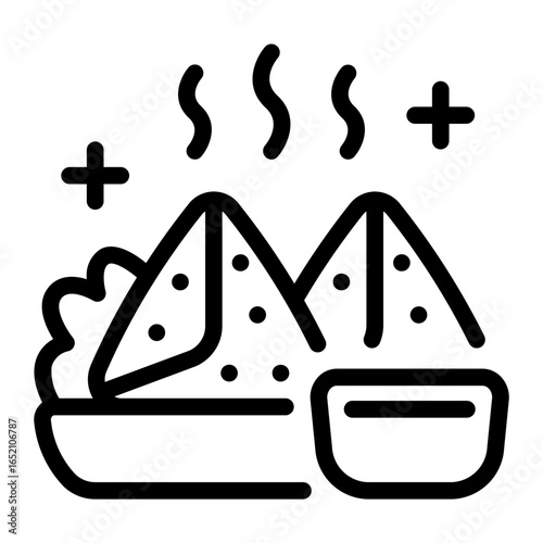 This Samosas icon is suitable for Food, World Culinary, etc.