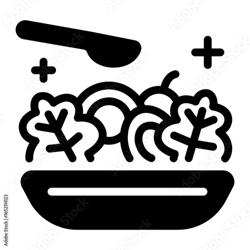 This Salad icon is suitable for Food, World Culinary, etc.