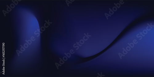Abstract black blue wave futuristic design of landing page. retro gradient mesh style website design.eps 10