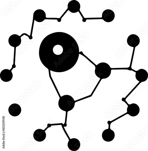 Abstract Taoist Balance Icon Set