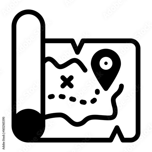 This Journey Map icon is suitable for Fantasy Adventure, Movie, etc.