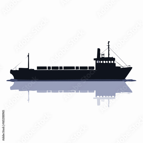 cargo ship in the sea