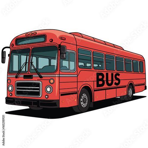 red double decker bus