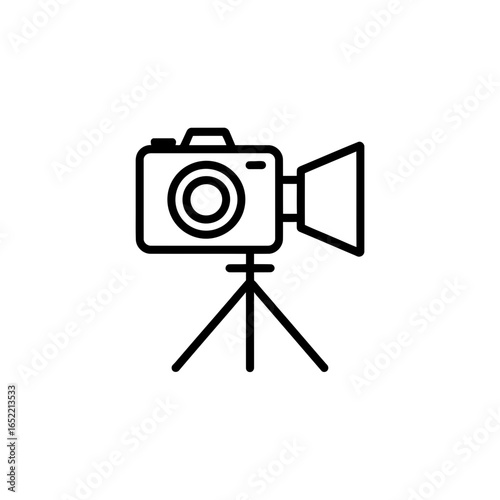 camera on tripod