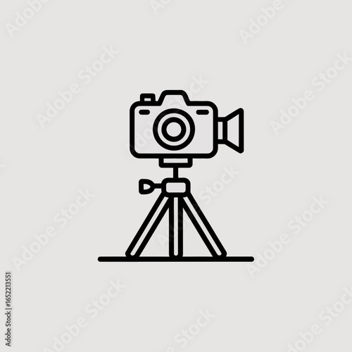 camera on tripod