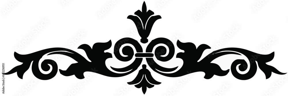 Fototapeta premium Ornate Scroll Design.eps