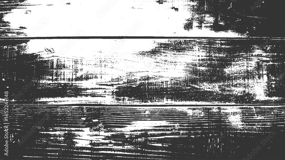 Fototapeta premium Black and White Grunge Texture – Distressed Rough Overlay Vector grunge distressed texture effect black on white Design Background, 