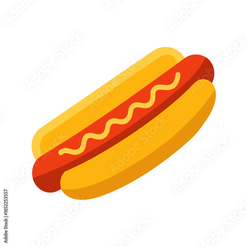 hot dog vector illustration