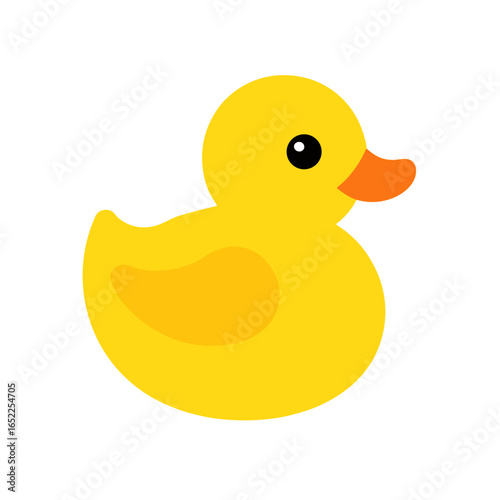 yellow rubber duck isolated