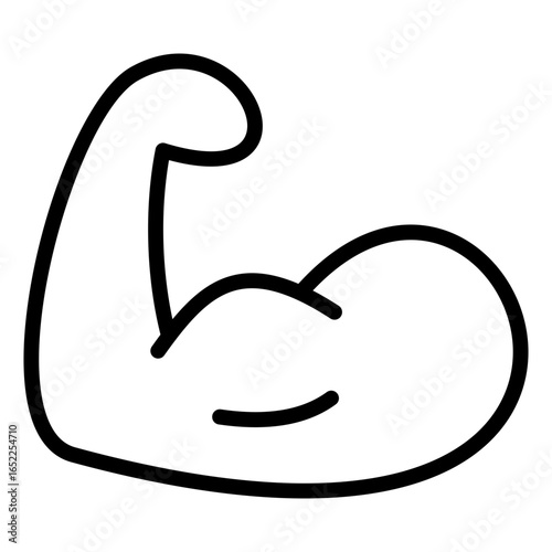 Muscle  Icon Element For Design