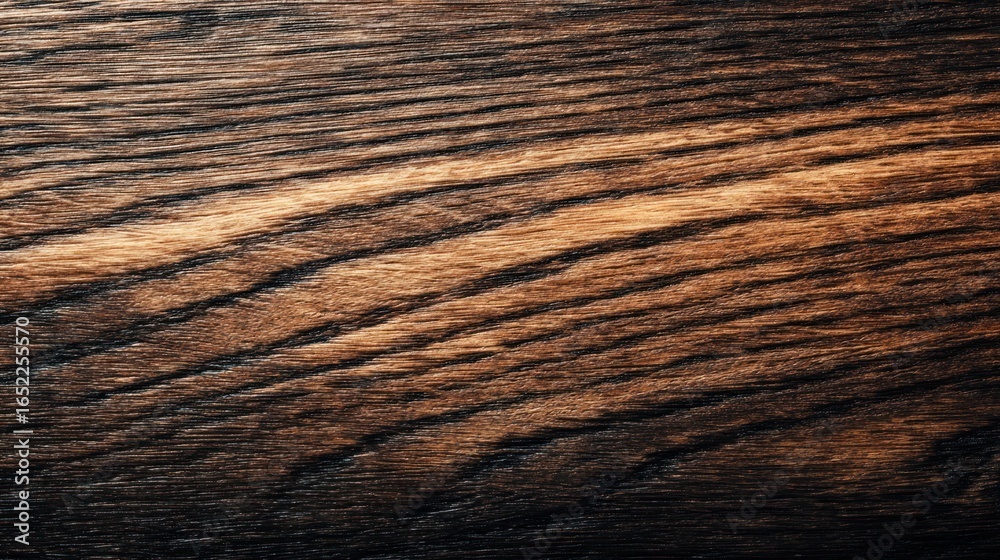 Fototapeta premium Dark Wood Texture Background: Rich Brown and Black Grain Pattern