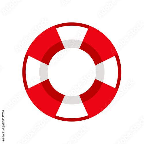 life buoy isolated on white