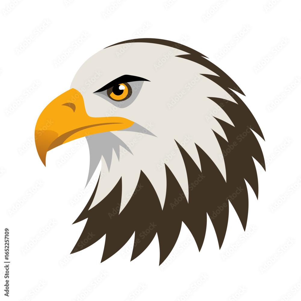 Fototapeta premium bald eagle vector illustration