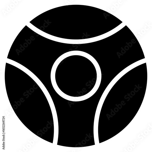 Medicine Ball  Icon Element For Design