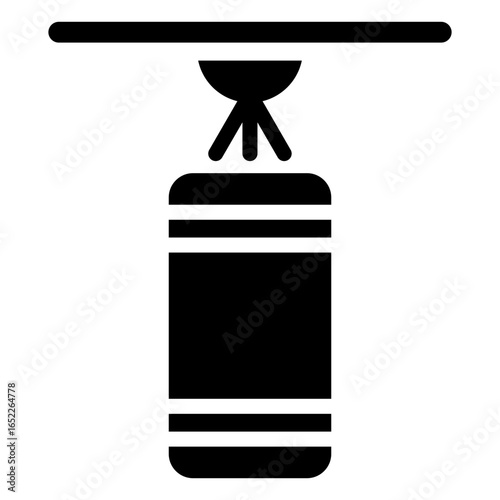 Punching Bag  Icon Element For Design