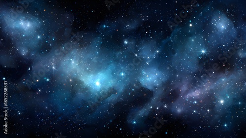 Vast expanse of space dotted with countless stars.