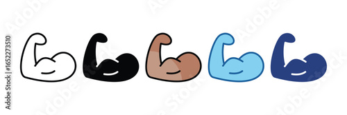Muscle  Icon Element For Design