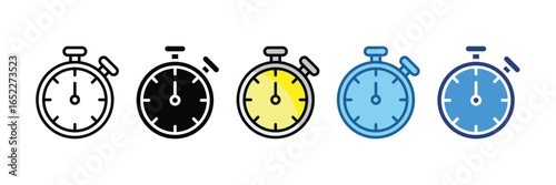 Stopwatch  Icon Element For Design