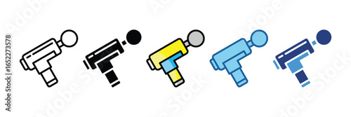 Massage Gun  Icon Element For Design