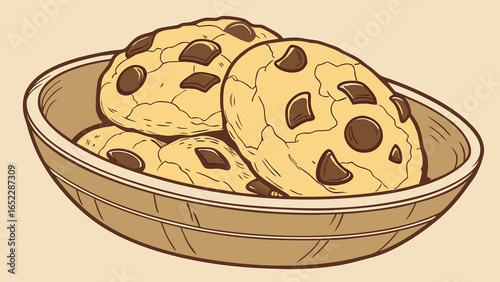 chocolate chip cookie