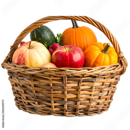 Wallpaper Mural  PNG Harvest baskets with autumn produce, element set on transparent background  Torontodigital.ca