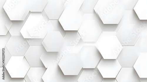 Abstract pattern of overlapping hexagonal shapes.