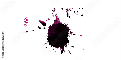 Abstract Black and White Ink Splats Creating a Grunge Effect. Transparent PNG available detailed ink splats Hyperrealistic Highly Detailed Isolated On Transparent Background	