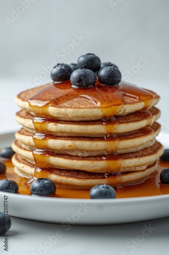 pancakes with blueberries