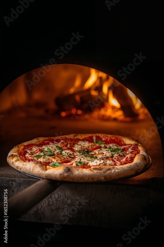 pizza with salami