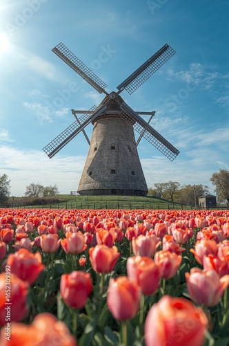windmill in holland