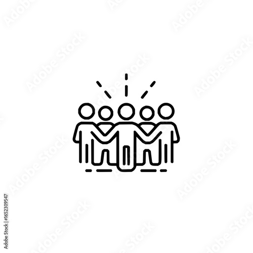 Teamwork collaboration partnership unity cooperation success together group support community connection people 100