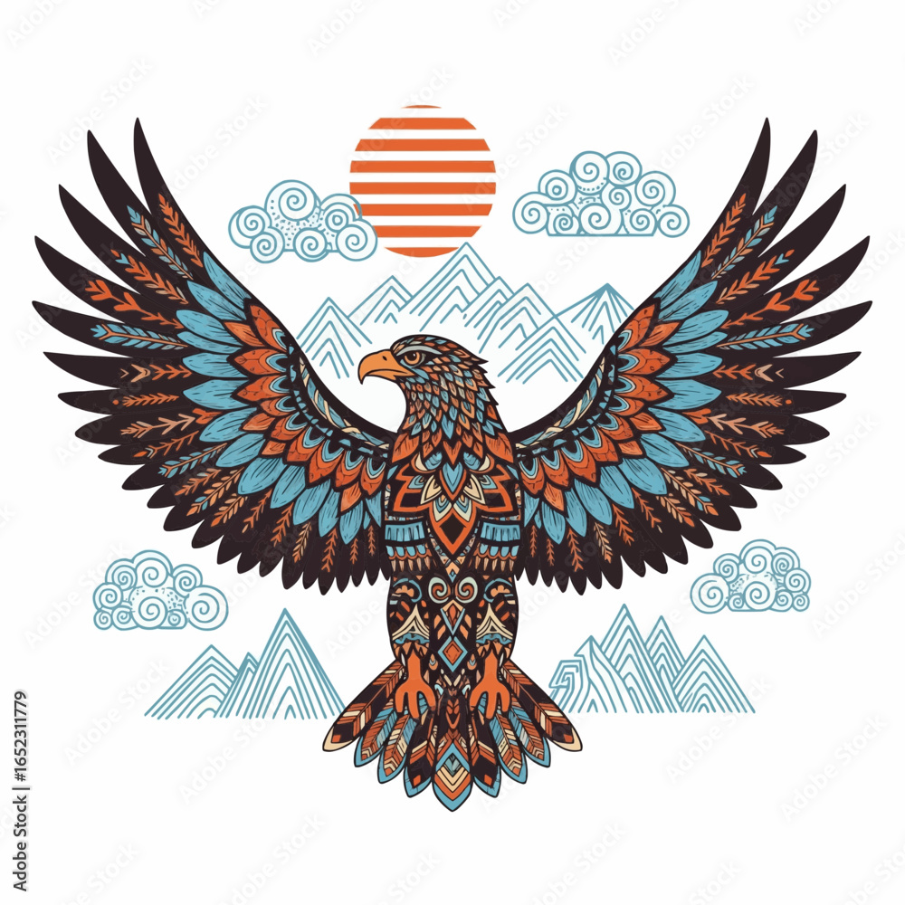 Obraz premium eagle with wings