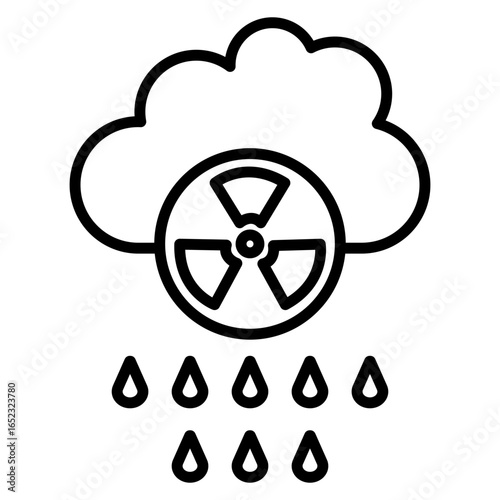 Acid Rain Icon