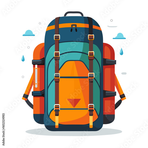 travel bag vector illustration