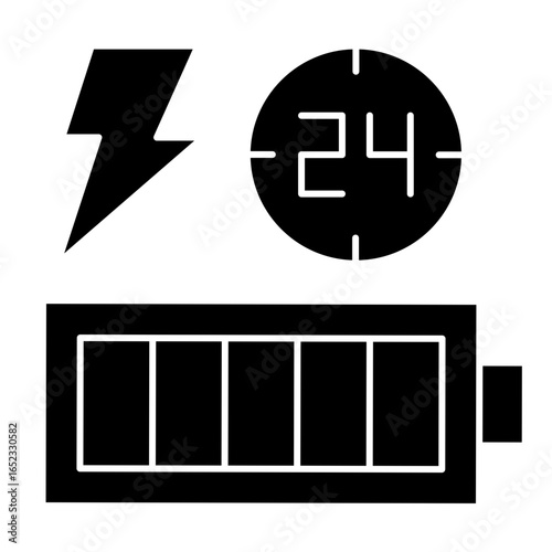 Durable Power Battery Symbol