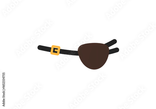 Eye Patch with Clasp Detail isolated on transparent background