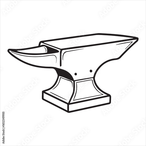 antique anvil vector art