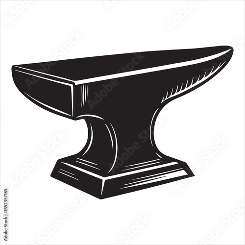 antique anvil vector art