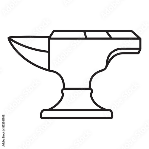 antique anvil vector art