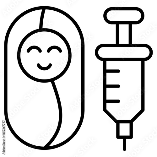 Child Preventive Vaccine Icon