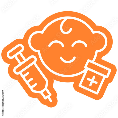 Baby Vaccination Icon