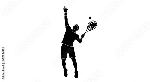 dynamic tennis serve transparent background vector illustration