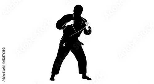 judo silhouette transparent background for martial arts design