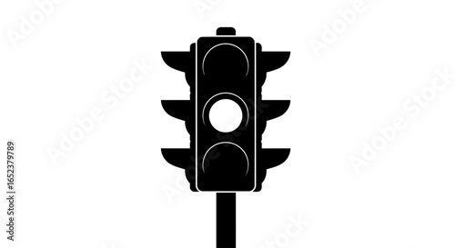 traffic light signal transparent vector illustration for gostop concepts