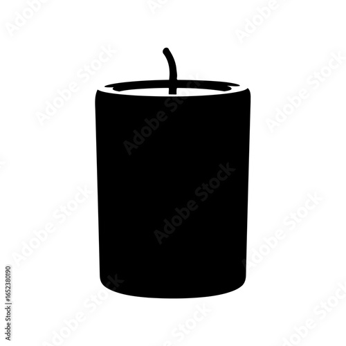 transparent background candle icon simple elegant vector illustration