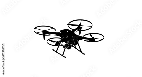 transparent background drone silhouette perfect for tech aviation designs