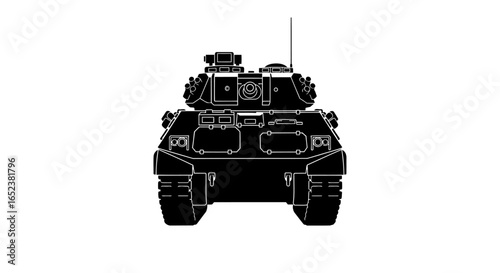 transparent background military tank vector perfect for strategic game design