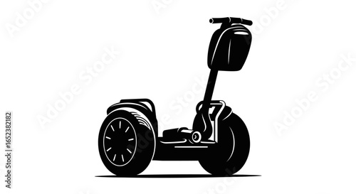 transparent background segway illustration modern twowheeled vehicle icon
